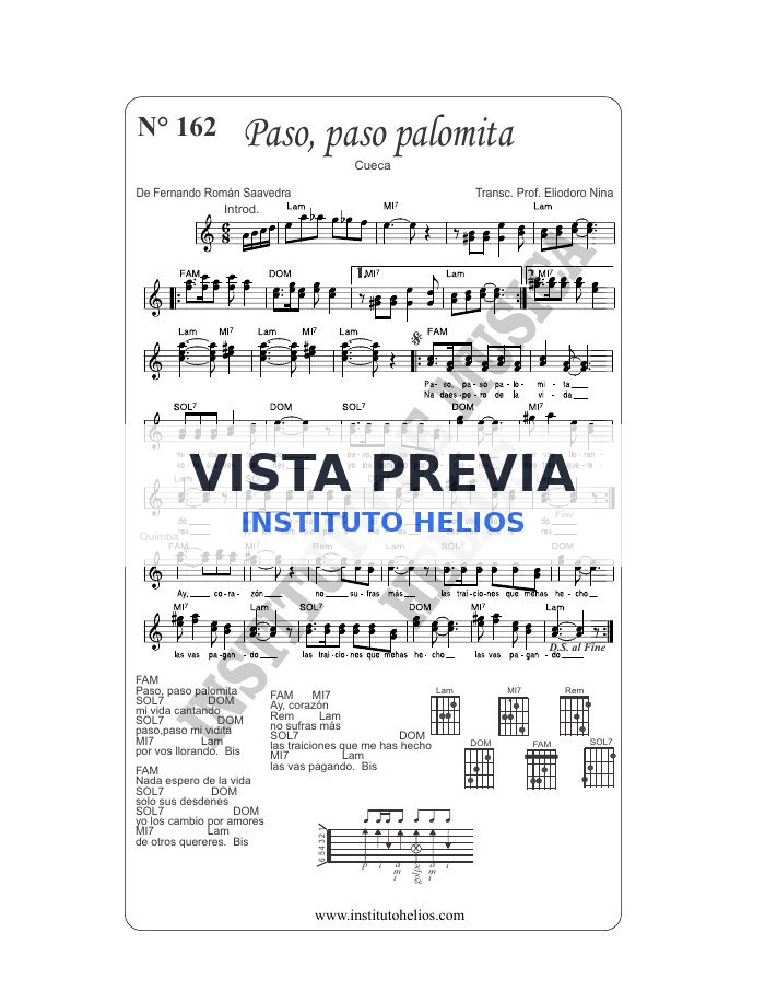 Vista previa de Paso, paso palomita